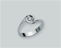 Anello Miluna Donna in Oro bianco Diamante LID1344-D3 - LID1344-D3